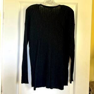 Michael Stars ribbed black tunic OS really fits all sizes! Great basic so soft!